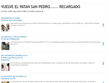 Tablet Screenshot of elpatansanpedro.blogspot.com