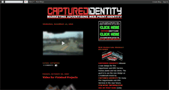 Desktop Screenshot of capturedidentity.blogspot.com