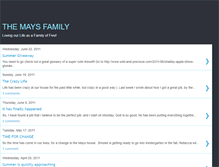 Tablet Screenshot of crazymaysfamily.blogspot.com