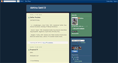 Desktop Screenshot of abhina88.blogspot.com