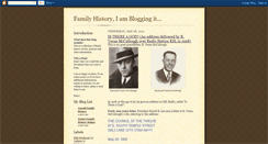 Desktop Screenshot of familyhistoryiambloggingit.blogspot.com