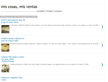 Tablet Screenshot of miscosasmisventas.blogspot.com