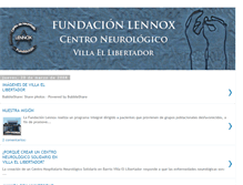 Tablet Screenshot of fundacionlennox.blogspot.com