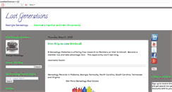 Desktop Screenshot of genealogy-georgiapioneers.blogspot.com