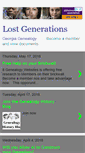 Mobile Screenshot of genealogy-georgiapioneers.blogspot.com