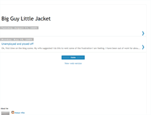 Tablet Screenshot of bigguylittlejacket.blogspot.com