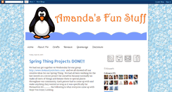 Desktop Screenshot of amandasfunstuff.blogspot.com