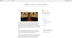 Desktop Screenshot of morethanabuilding.blogspot.com