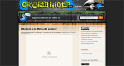 Desktop Screenshot of cronicas-idiotas.blogspot.com