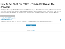 Tablet Screenshot of howtogetfreestuff.blogspot.com