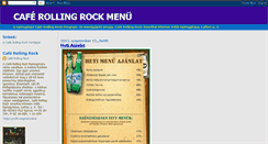 Desktop Screenshot of caferollingrockmenu.blogspot.com