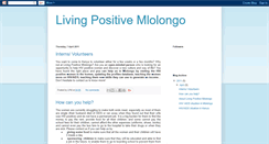 Desktop Screenshot of livingpositivemlolongo.blogspot.com