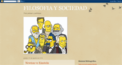 Desktop Screenshot of filoysociedad.blogspot.com