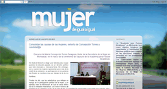 Desktop Screenshot of mujerdeigualaigual.blogspot.com