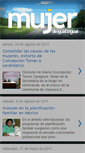 Mobile Screenshot of mujerdeigualaigual.blogspot.com