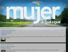 Tablet Screenshot of mujerdeigualaigual.blogspot.com