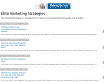 Tablet Screenshot of elitemarketingstrategies.blogspot.com