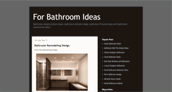 Desktop Screenshot of 4bathroom-ideas.blogspot.com