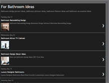 Tablet Screenshot of 4bathroom-ideas.blogspot.com