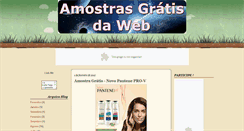 Desktop Screenshot of amostrasgratisdaweb.blogspot.com