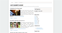 Desktop Screenshot of justcelebritygossip.blogspot.com