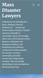 Mobile Screenshot of massdisasterlawyers.blogspot.com
