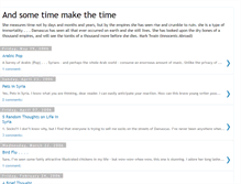 Tablet Screenshot of andsometimemakethetime.blogspot.com