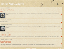 Tablet Screenshot of booksandjackets.blogspot.com