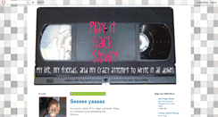 Desktop Screenshot of playitbackslowly.blogspot.com
