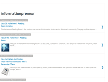 Tablet Screenshot of informationpreneur.blogspot.com