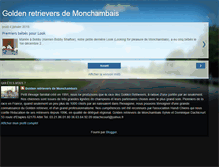 Tablet Screenshot of golden-retrieverdemonchambais.blogspot.com