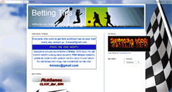 Desktop Screenshot of betting-adviser.blogspot.com