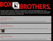 Tablet Screenshot of boxbrotherscorp.blogspot.com