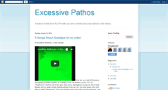 Desktop Screenshot of excessivepathos.blogspot.com