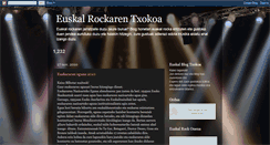 Desktop Screenshot of euskalrocktxokoa.blogspot.com
