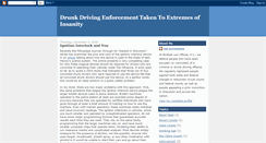 Desktop Screenshot of drunkdrivingenforcement.blogspot.com