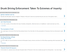 Tablet Screenshot of drunkdrivingenforcement.blogspot.com