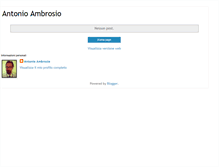 Tablet Screenshot of antonioambrosio.blogspot.com