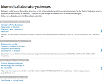 Tablet Screenshot of biomedicallaboratorysciences.blogspot.com