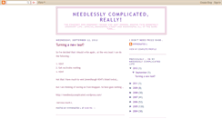 Desktop Screenshot of needlesslycomplicated.blogspot.com