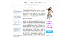 Desktop Screenshot of profitforextrading.blogspot.com