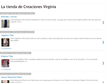 Tablet Screenshot of latiendadecreacionesvirginia.blogspot.com