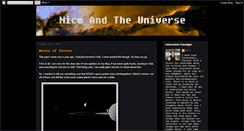 Desktop Screenshot of nicoandtheuniverse.blogspot.com