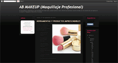 Desktop Screenshot of abmakeup.blogspot.com