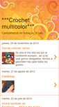Mobile Screenshot of crochetmulticolor.blogspot.com
