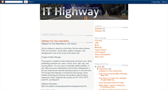 Desktop Screenshot of it-highway.blogspot.com
