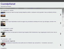 Tablet Screenshot of csendpillanat.blogspot.com