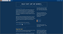 Desktop Screenshot of halfoutmind.blogspot.com