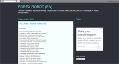 Desktop Screenshot of forexrobotforbeginner.blogspot.com