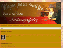 Tablet Screenshot of labrujafeliz.blogspot.com